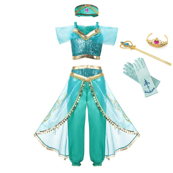 Conjunto Infantil Jasmine – O Encanto das Mil e Uma Noites
