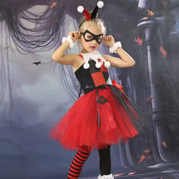 Fantasia Arlequina Infantil - Perfeita Bela 4