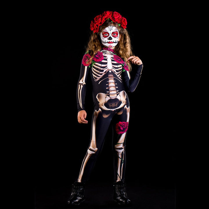 Fantasia Halloween Esqueleto Infantil