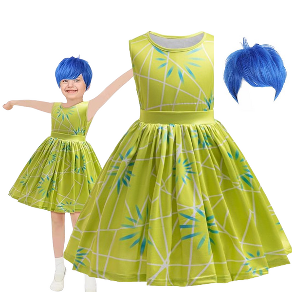 Fantasia Infantil Alegria com Peruca – Divertidamente 2