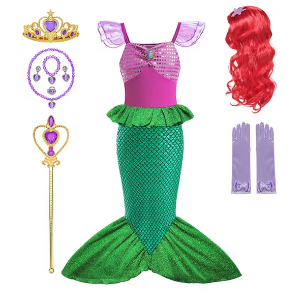 Fantasia Infantil Ariel Premium