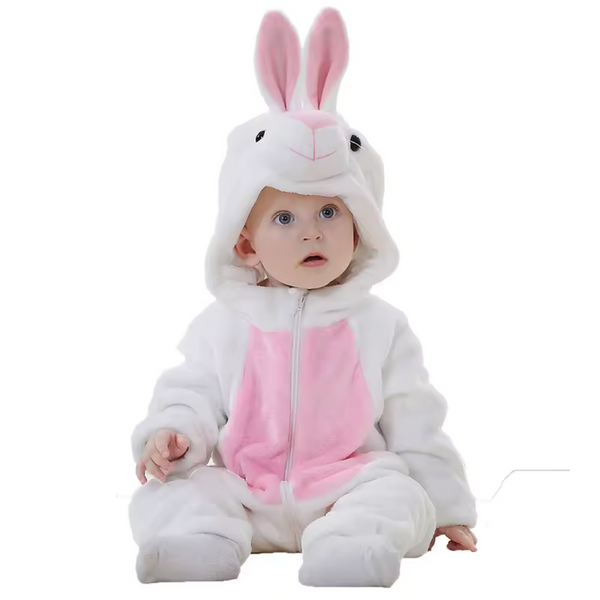 Fantasia Infantil Bichinho Macacão com Capuz