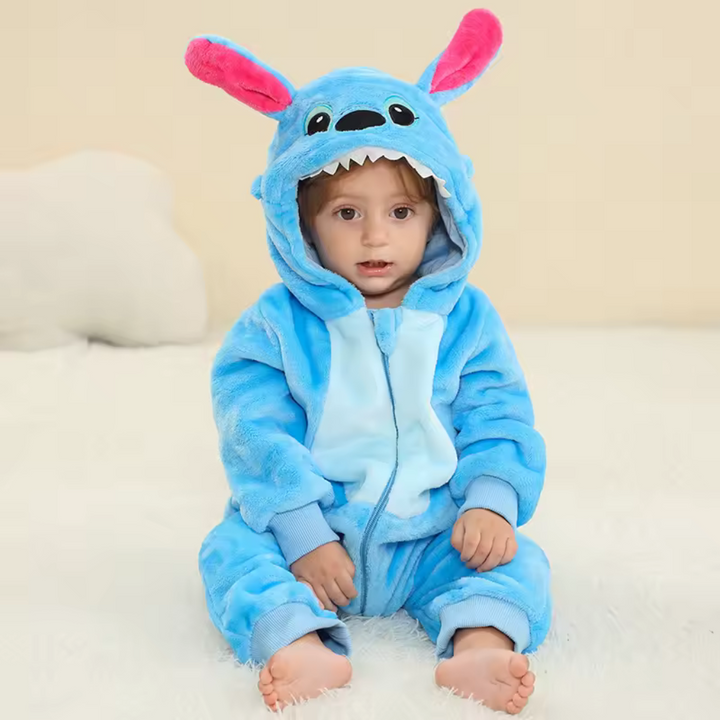 Fantasia Infantil Bichinho Macacão com Capuz 3