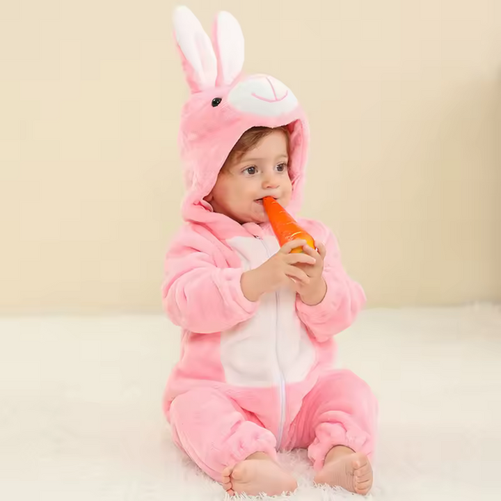 Fantasia Infantil Bichinho Macacão com Capuz 4