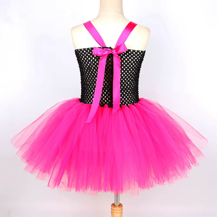 Fantasia Infantil Borboleta Rosa Tutu 3