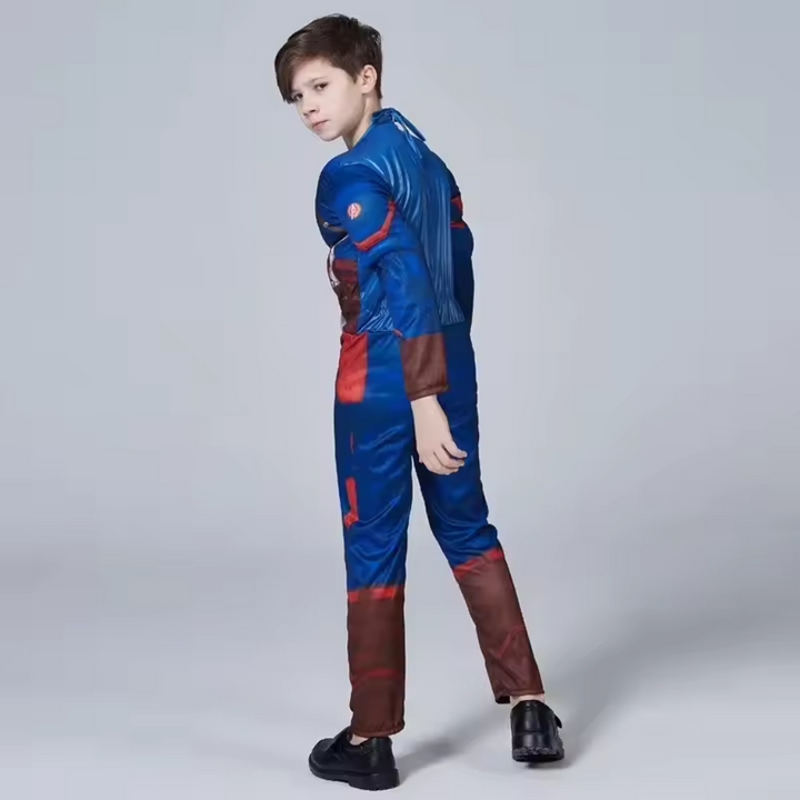 Fantasia Infantil Capitão América Traje 3