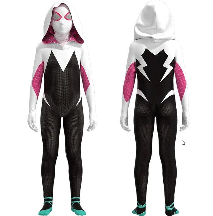 Fantasia Infantil Cosplay Spider Gwen Aranha Fantasma