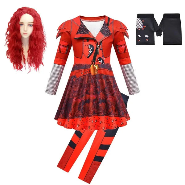 Fantasia Infantil Descendentes 4 Red – Perfeita Bela