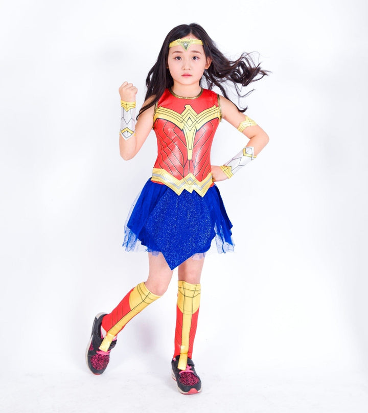 Fantasia Mulher Maravilha Infantil Cosplay 2