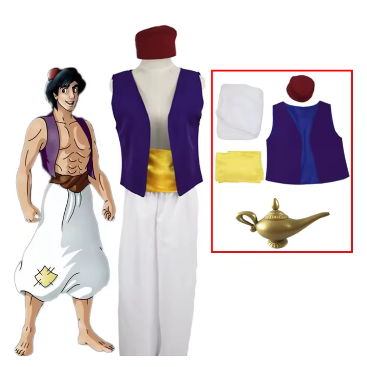 Fantasia Príncipe Aladin Cosplay 4