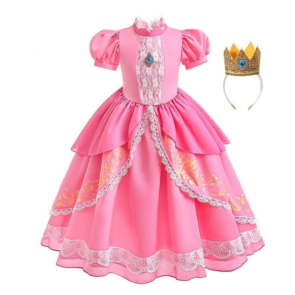 Fantasia Princesa Peach Luxo – Mario Bros