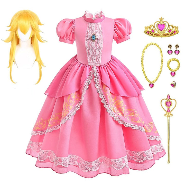 Fantasia Princesa Peach Luxo – Mario Bros 3