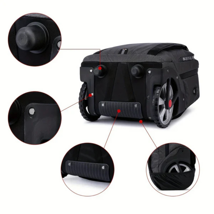 Mochila de Viagem com Rodas e Entrada USB 5