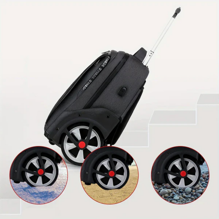 Mochila de Viagem com Rodas e Entrada USB 6