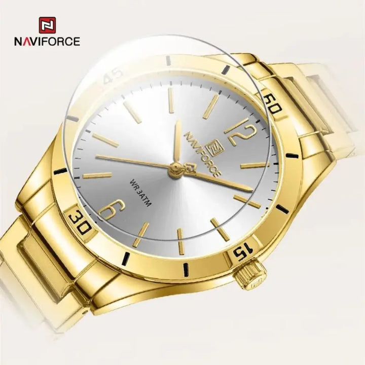 Relógio Feminino Dourado Naviforce-7