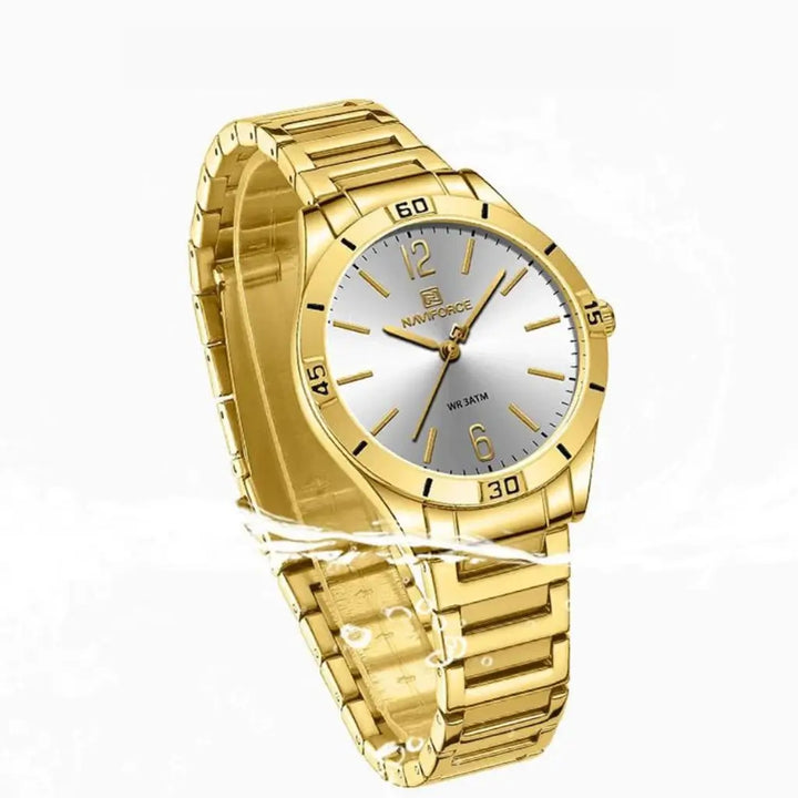 Relógio Feminino Dourado Naviforce-6