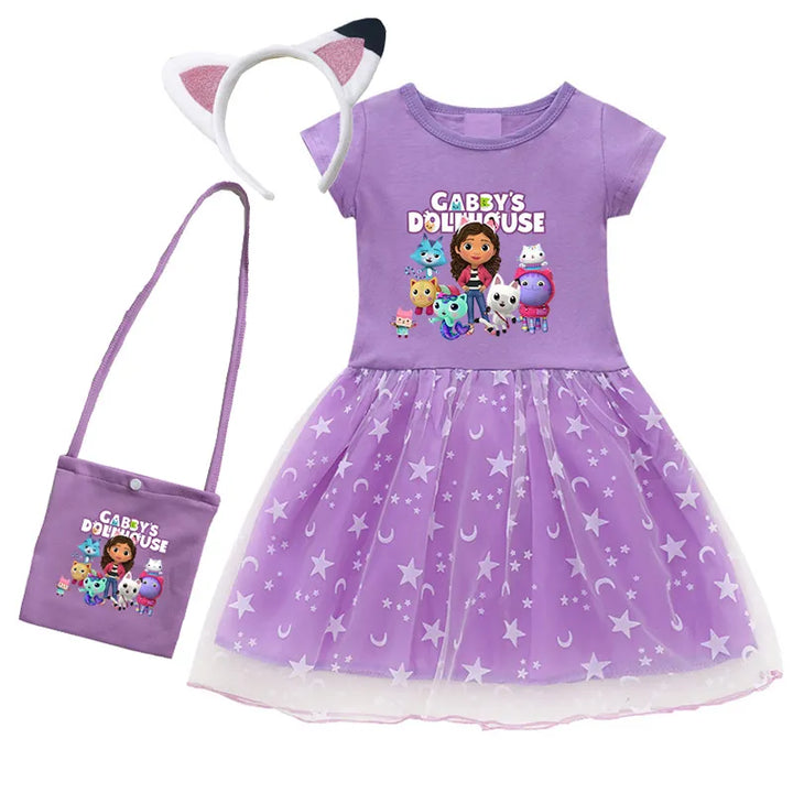 Vestido Gabby's Dollhouse - Especial 3