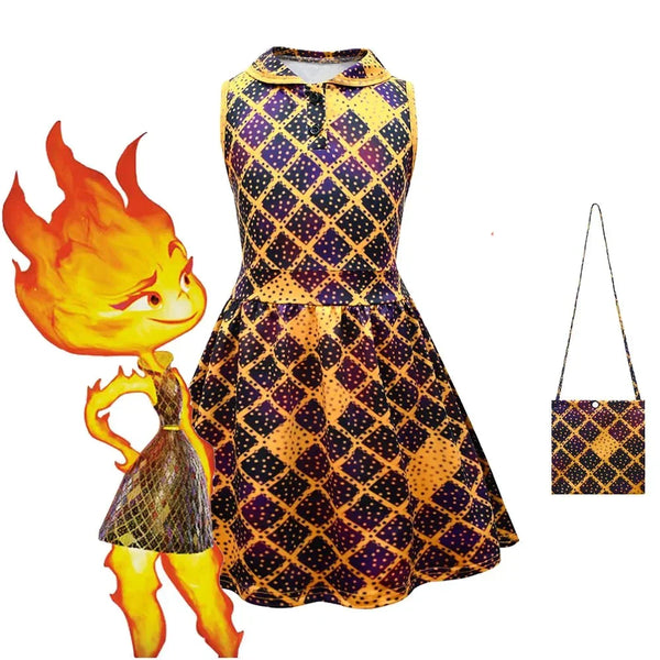 Vestido Infantil Faísca Elements
