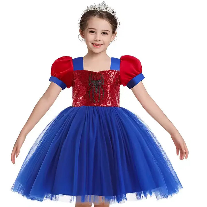 Vestido Infantil Mulher Aranha 2